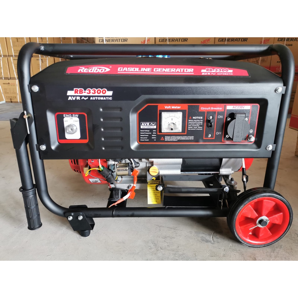 Genset REDBO RB3300 2800Watt / Generator RB 3300 REDBO 2800W - Genset Generator Gasoline