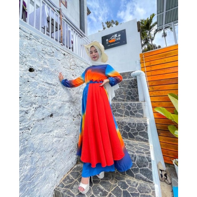 Gamis rainbow by extu