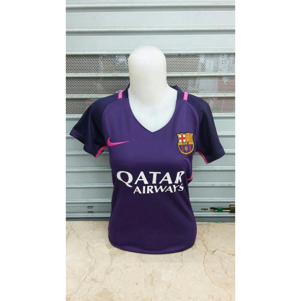 IMPORT JERSEY BARCELONA AWAY LADIES 2016/2017 GRADE ORI TERBARU