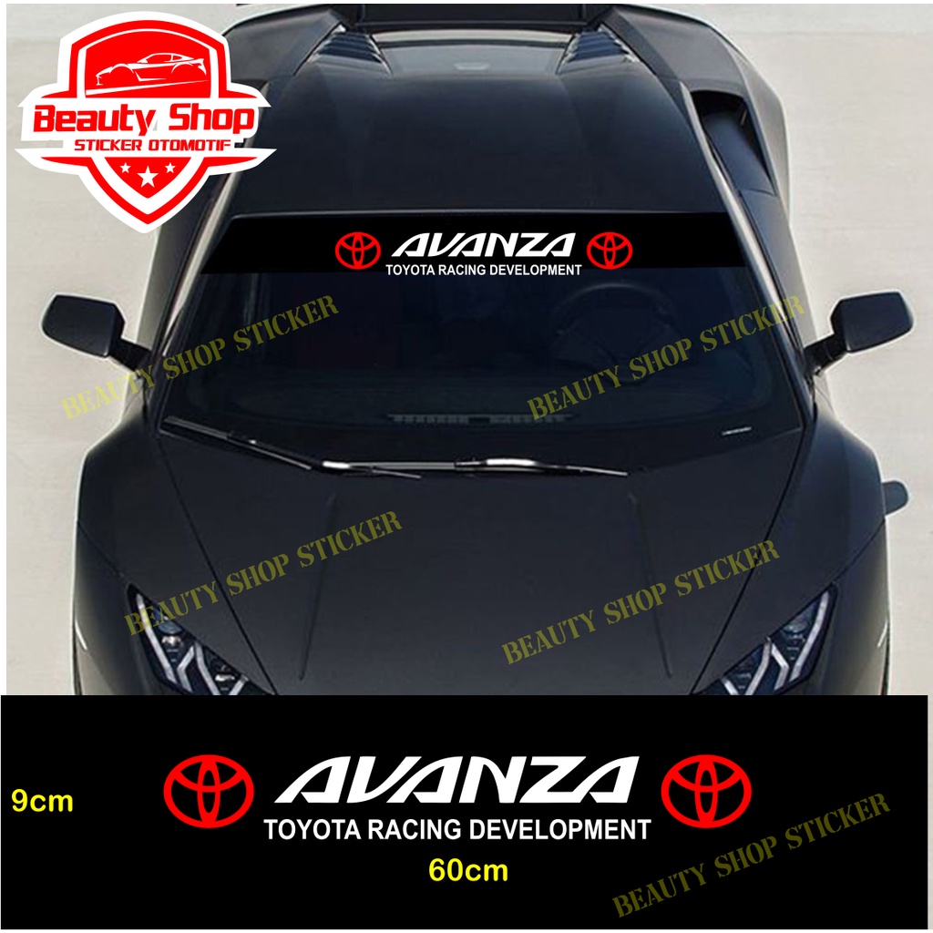 cutting sticker stiker mobil toyota avanza kaca depan/belakang