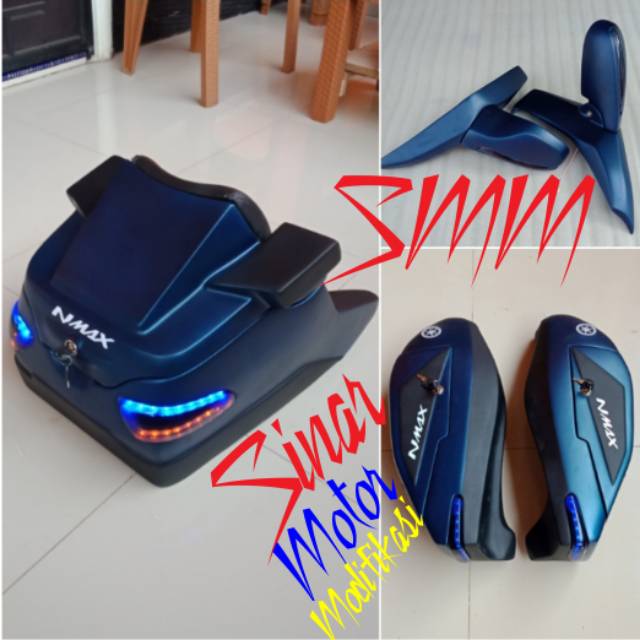 Paket top box side box dan spion lipat nmax new 2020-2024