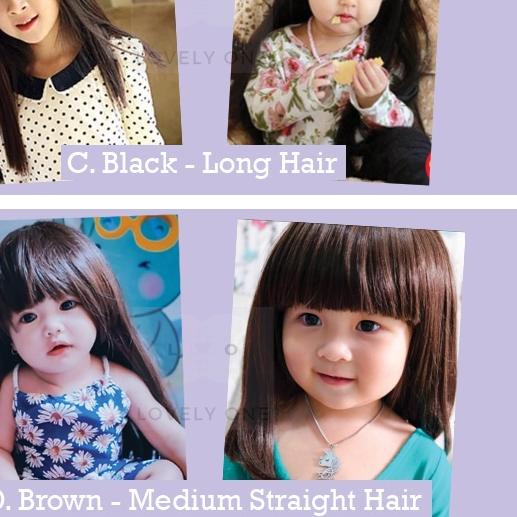 SALEWig Rambut Palsu Bayi usia 6 Bulan-5 Tahun & Wig Anak Cewek usia 5 Tahun-10 Tahun - Rambut Palsu