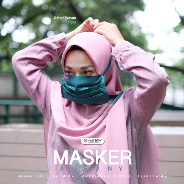 MASKER KAIN POLOS II AURANY