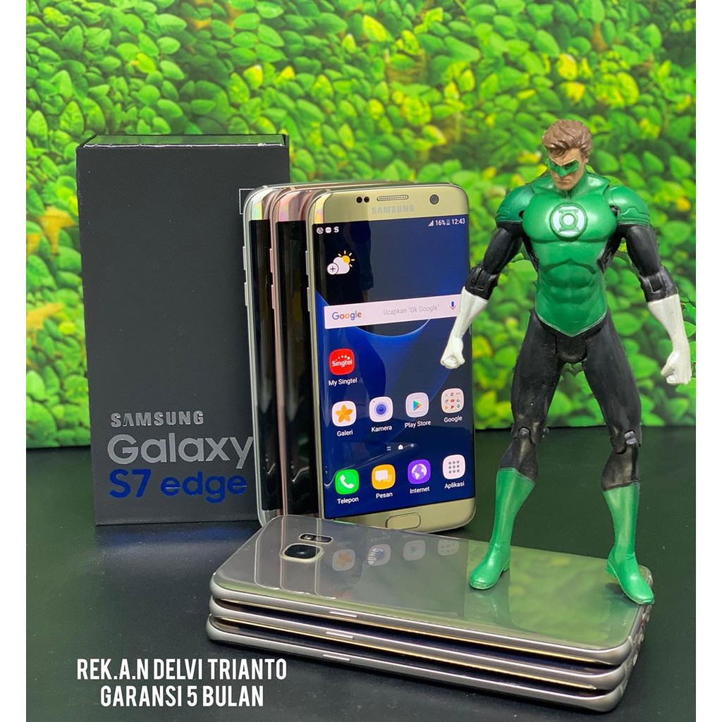 Samsung Galaxy S7 Edge Duos Global Seken Original Mulus Fulset Garansi 5 Bulan