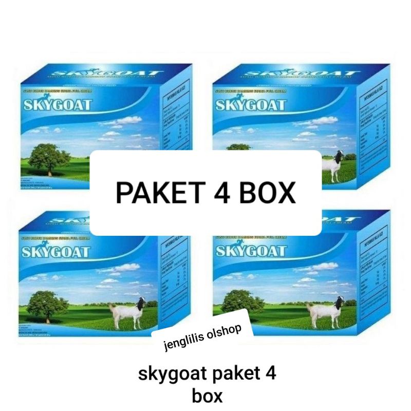 

SKYGOAT susu kambing etawa skygoat paket 4 box