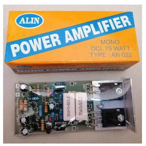 Kit power ampli amplifier OCL mono Alin AN022 plus tr final