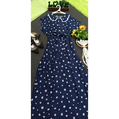 DASTER ANDIN / DASTER IKATAN CINTA / DRESS KOREA / DASTER KERAH RENDA / HOMEDRESS ANDIN / DASTER BUS