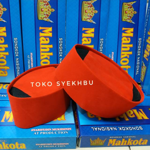 Songkok peci merah premium AC peci jawara betawi
