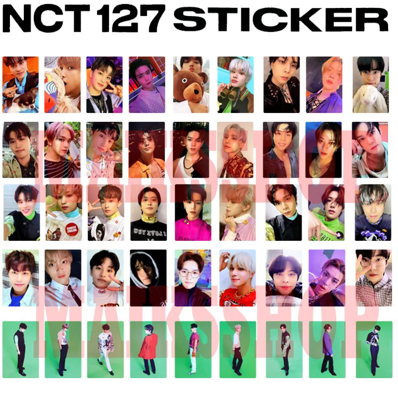 NCT 127 Sticker Photocard Kpop