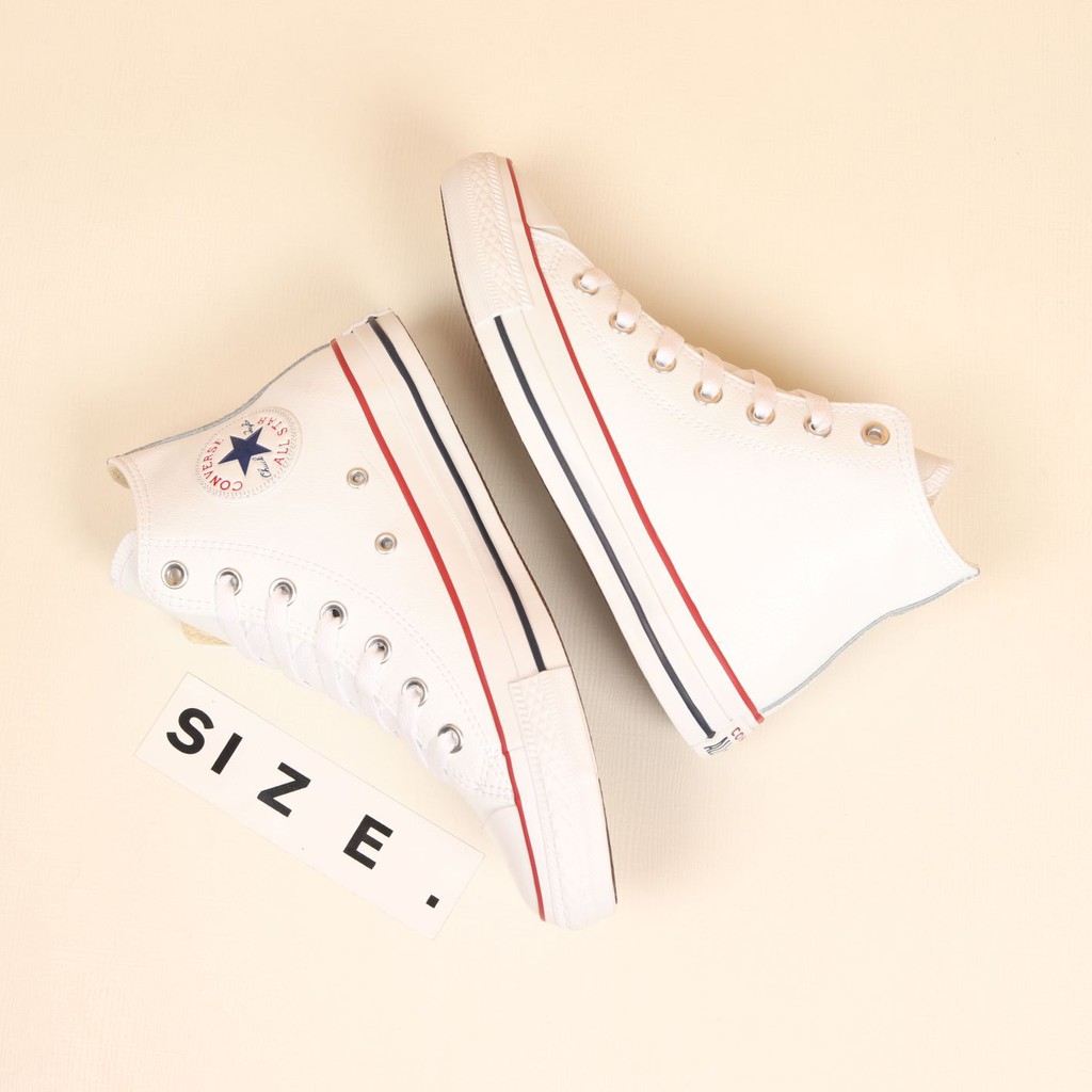 Converse Classics Hi Leather  White