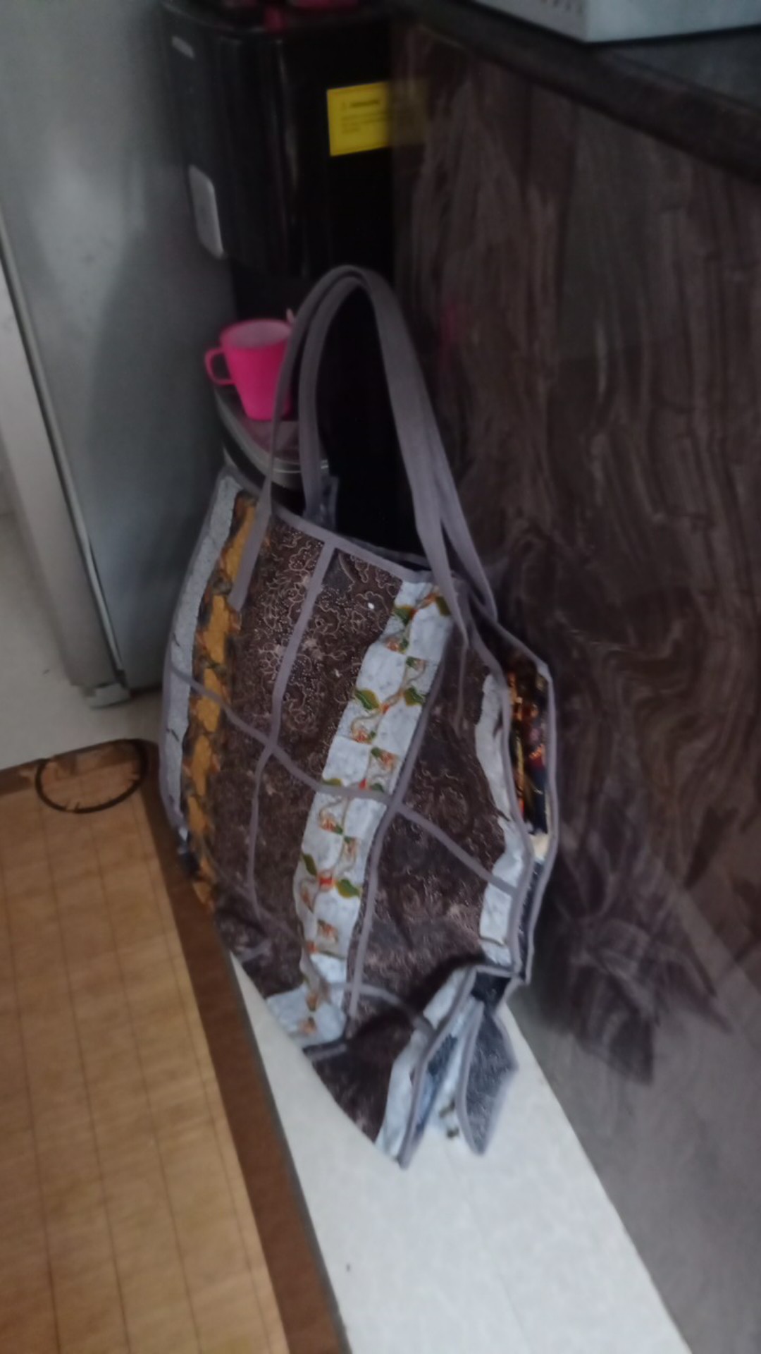 Tas Laundry Super Jumbo (pj 60 Tg 70 Lbar 40 Cm) - Batik Wanita - Kain Perca - Dari Kain Perca