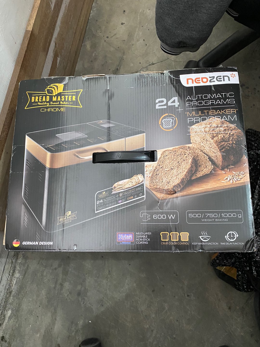 Bread Master Chrome Mesin Pembuat Roti Otomatis / Bread Maker / Peralatan Kue / Baking Ready Medan