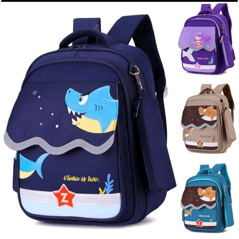 WAISTBAGS{{BISA COD}}TAS RANSEL ANAK BABY SHARKS TAS RANSEL ANAK PAUD DAN SD