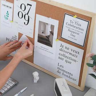 

Jangan Ragu Order ♙ Dekorasi rumah cork message board notice board frame information board background board mural memo board++