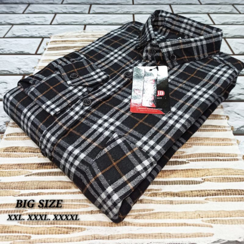 kemeja Flanell jumbo - kemeja Flanel pria - kemeja Flanel