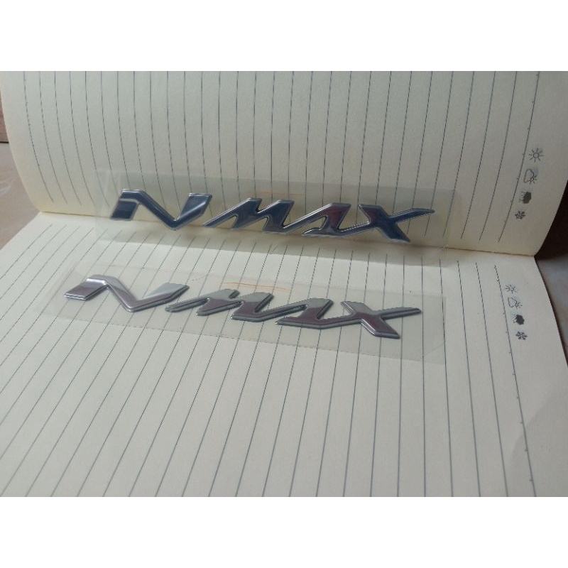Emblem Stiker Motor Yamaha Nmax New 2021 Warna Silver