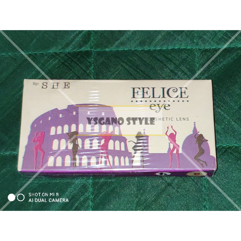 Softlens 6 Bulan Warna Violet minus 7,50 By SHE 55% Air