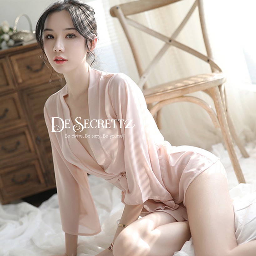 Jual Desecrettz Miyabi Baju Tidur Sexy Model Kimono Set Includes Outer