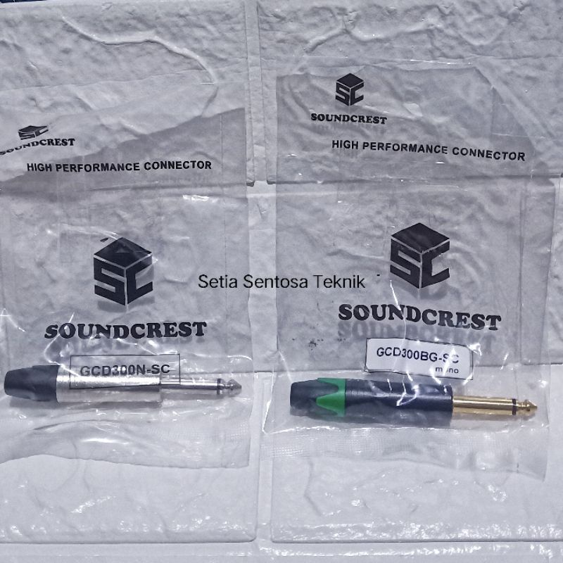 Jack Mic mono Jek mic  SOUNDCREST GCD300N-SC / GCD300BG-SC