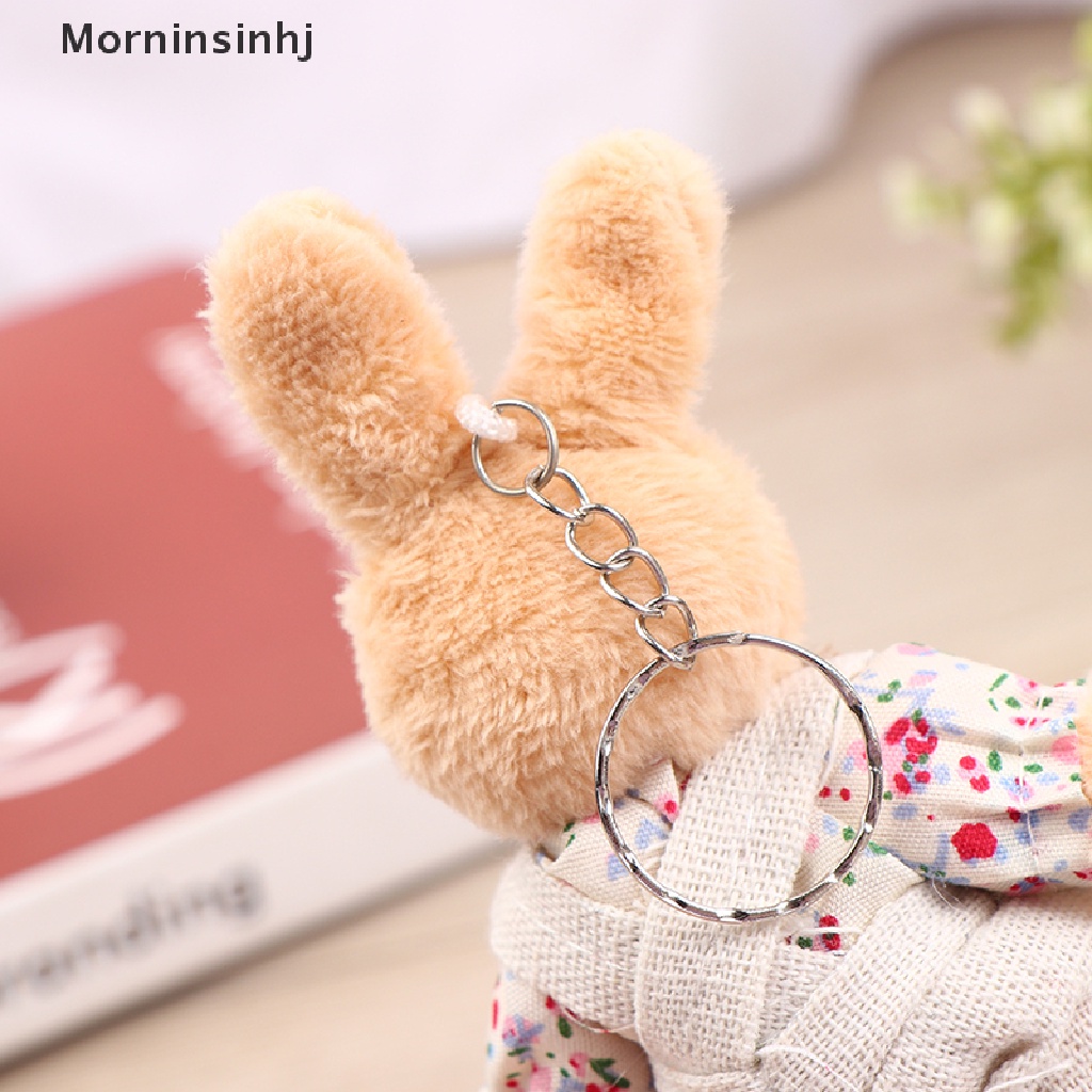 Mornin Gantungan Kunci Boneka Teddy Bear Bahan Plush