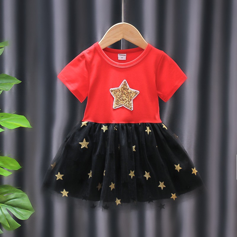 HappyOliver DRESS BLESSING STAR PDK EBV Baju Dress Anak Perempuan Import 1 - 7 Tahun/Baju Dress Anak Perempuan Impor/Dress Bayi Perempuan/Gaun Bayi Perempuan/Dress Pesta/Dress Bayi