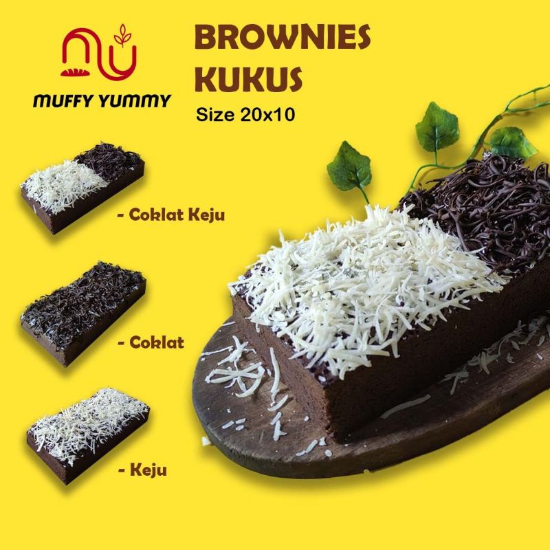 

Brownies Kukus Super Lembut Moist Brownis Lumer Original Coklat Keju