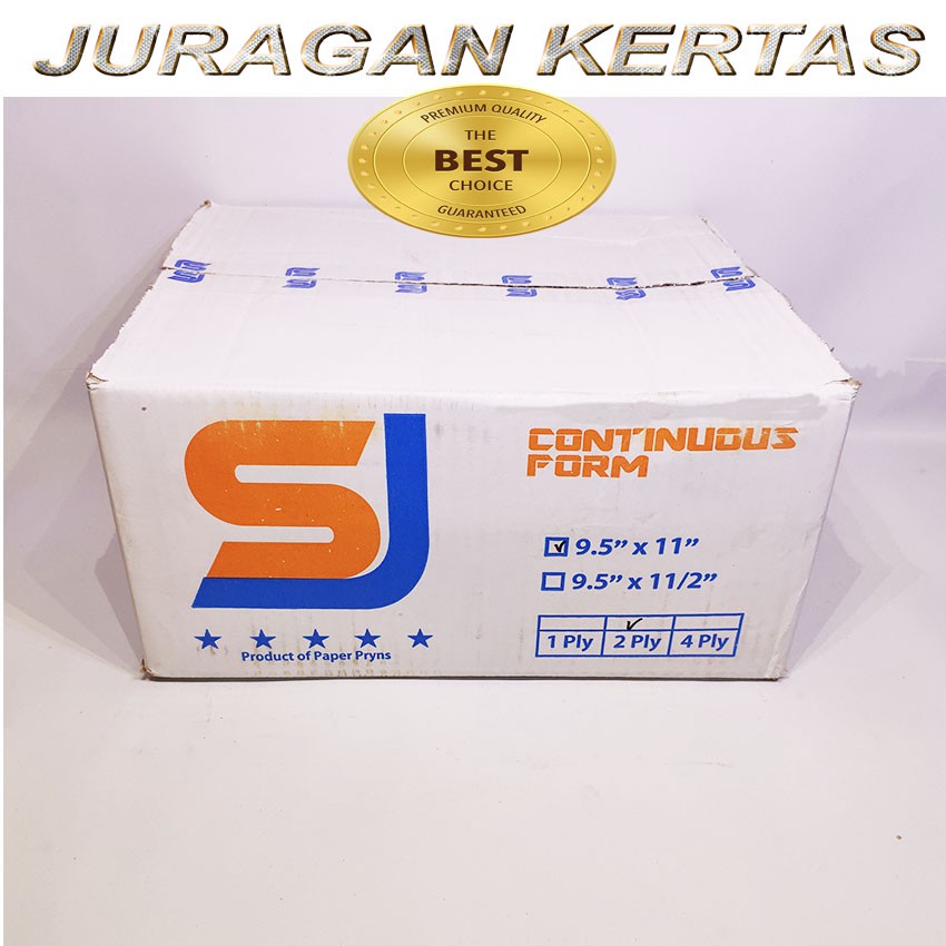 

CONTINUOUS FORM 9.5 X 11 2PLY SJ STANDAR