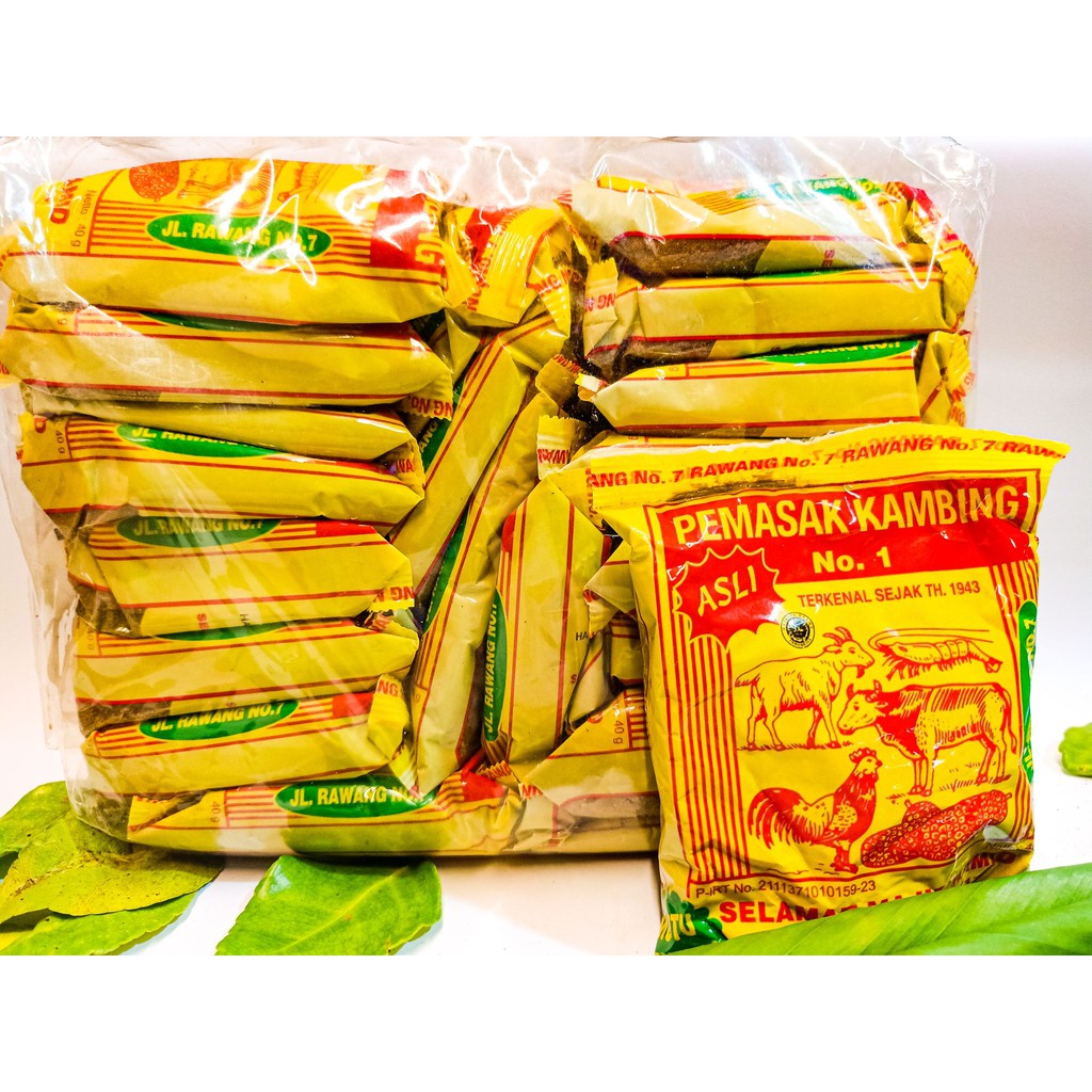

Bumbu bubuk Pemasak Kambing selamet 1pak