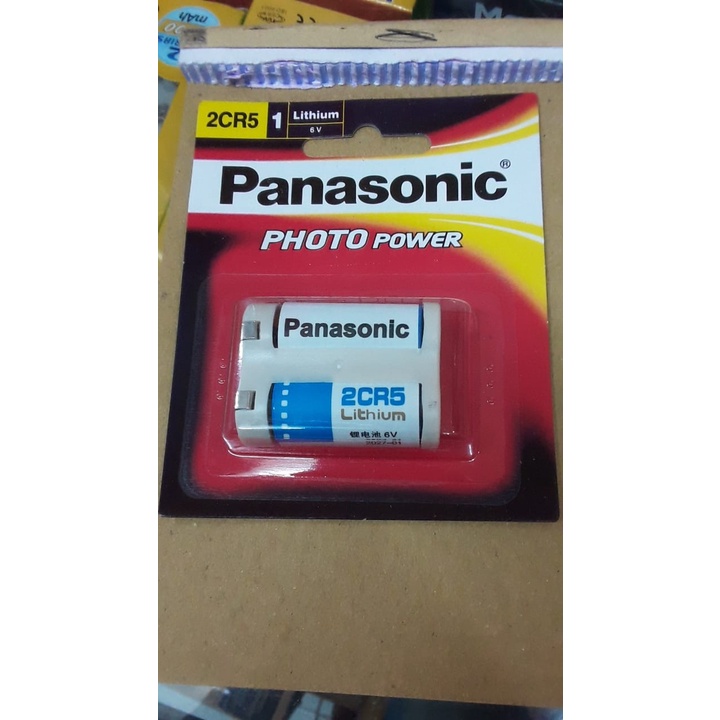 Baterai / batre Panasonic 2CR5 Photo Lithium Power 6 volt