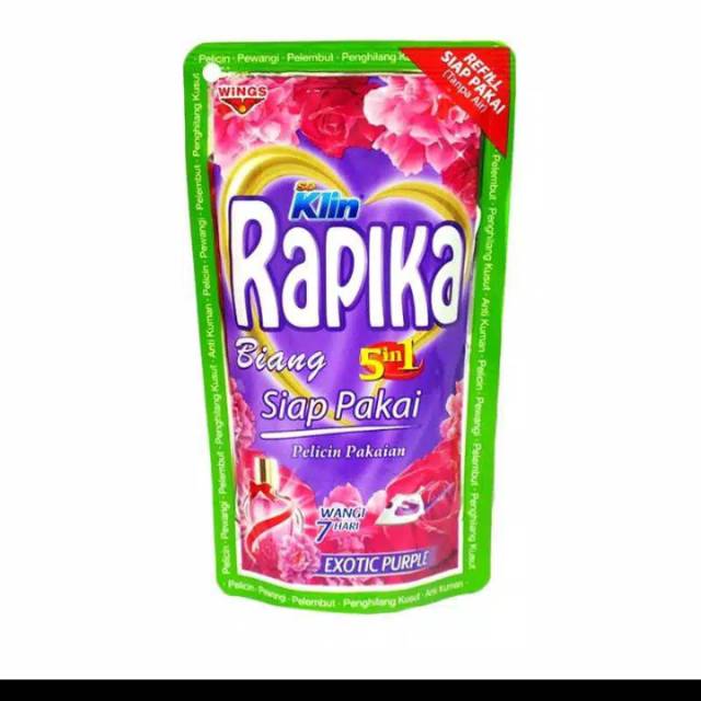 Rapika pelicin pakaian 250 dan 400 ml siap pakai