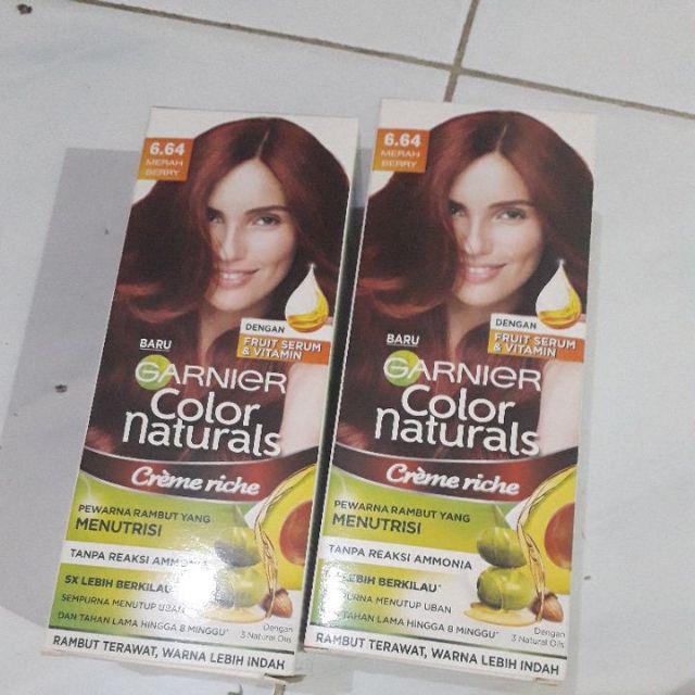  Garnier  Color Naturals Creme  Riche  6 64 Cat  Rambut  Merah 