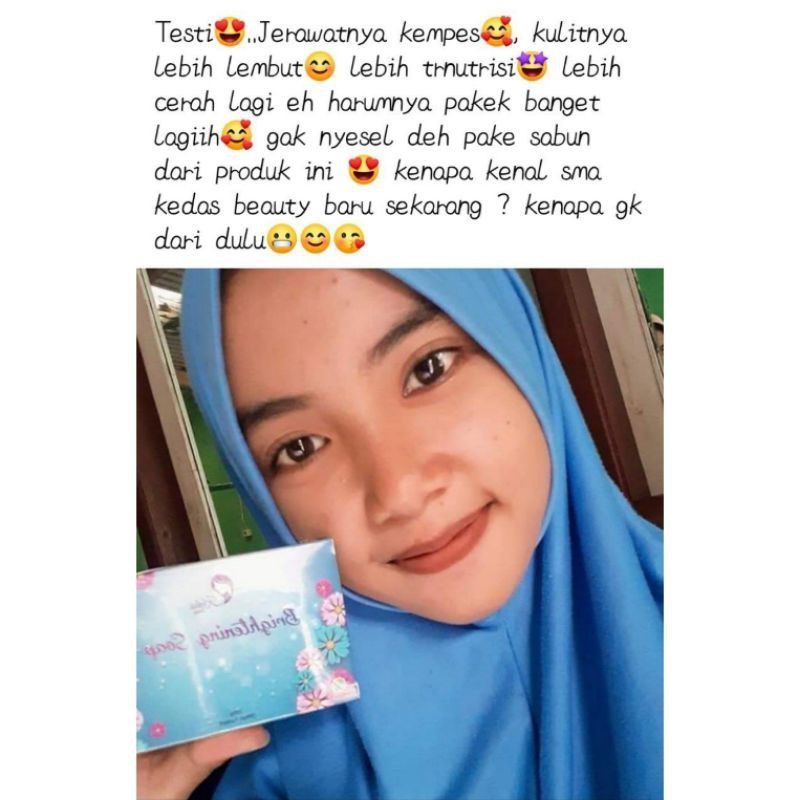 [BISA COD] SABUN KEDAS BEAUTY ORIGINAL BPOM | Kedas Beauty | Sabun Pemutih Wajah-3