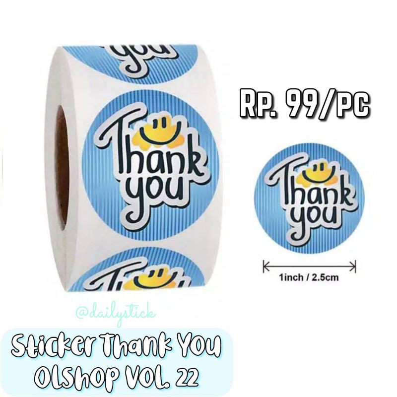 

Sticker Thank You Olshop Vol. 22