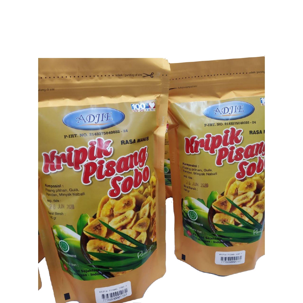 

ADJIE FOOD -- KERIPIK PISANG SOBO