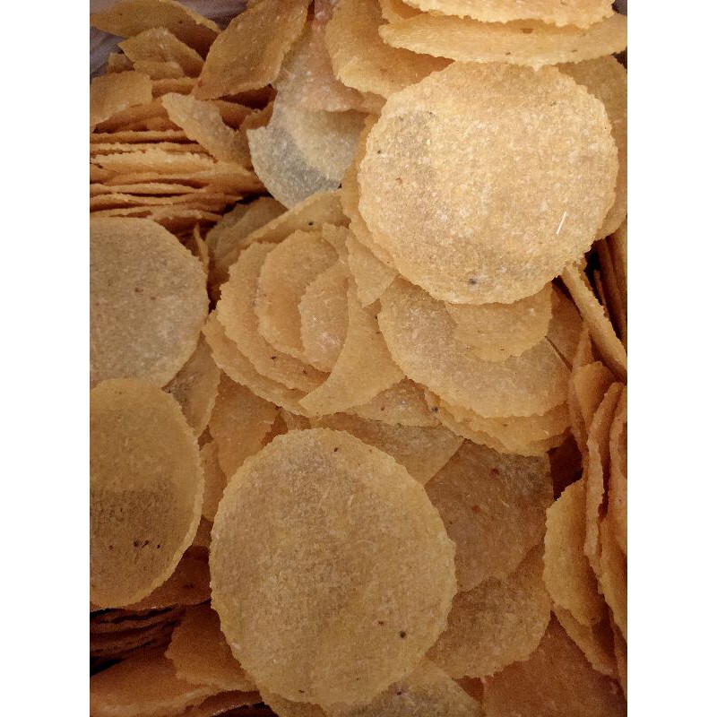 

Kerupuk Gendar Puli Beras Bulat Mentah 250 Gram