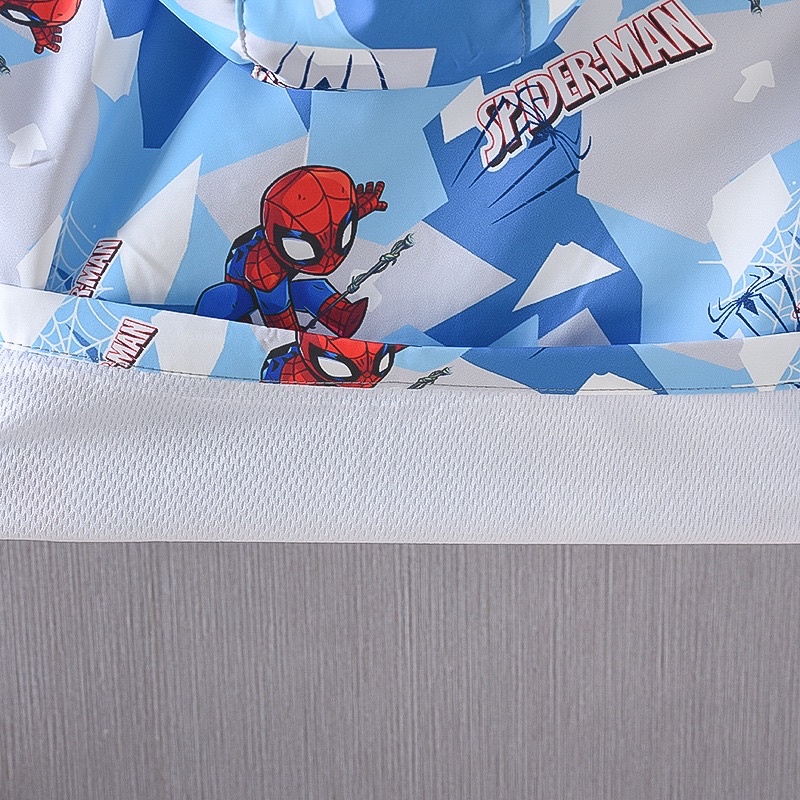 Jaket anak hoodie windbreaker spiderman parasut import 3T-7T H115-3