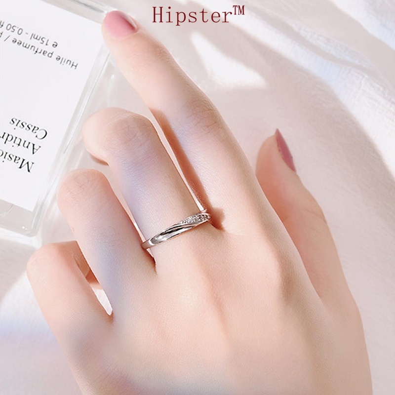 Korean Style Temperamental Minority Personalized All-Match Romantic Couple Ring