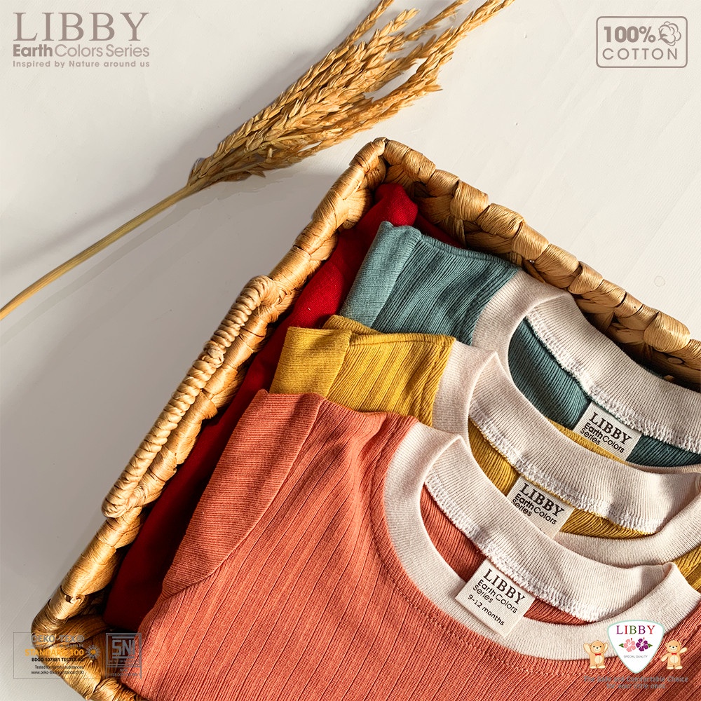 LIBBY Earth Jasper Set Panjang / Setelan Baju Panjang Libby