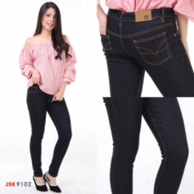 Celana Panjang Big size Jumbo Size Jeans Wanita Denim Panjang Pencil JSK Jeans Original Denim Jeans