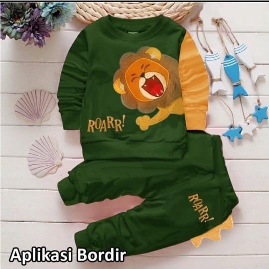 stelan anak  LION 0-6thn // baju anak TERBARU // stelan anak NEW // baju anak laki-laki // baju anak