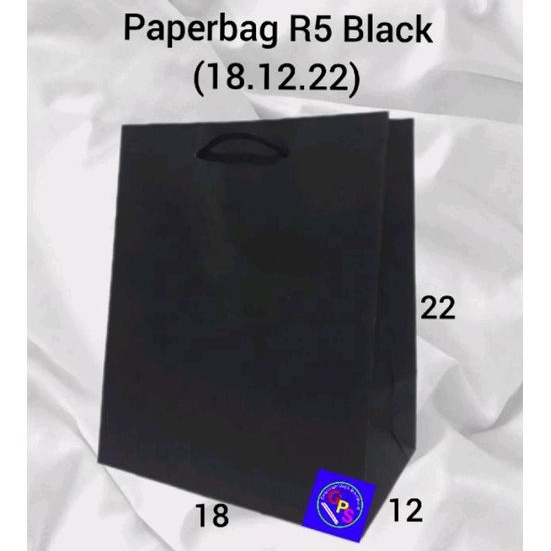 

paperbag R5 black (18.12.22) isi 10 pc