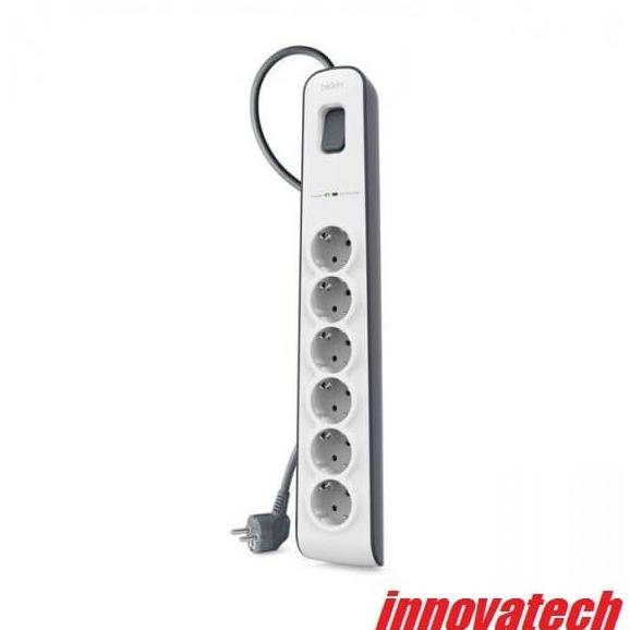 Belkin Surge Protector Colokan LIstrik Anti Petir 6 Outlet BSV603VF2M