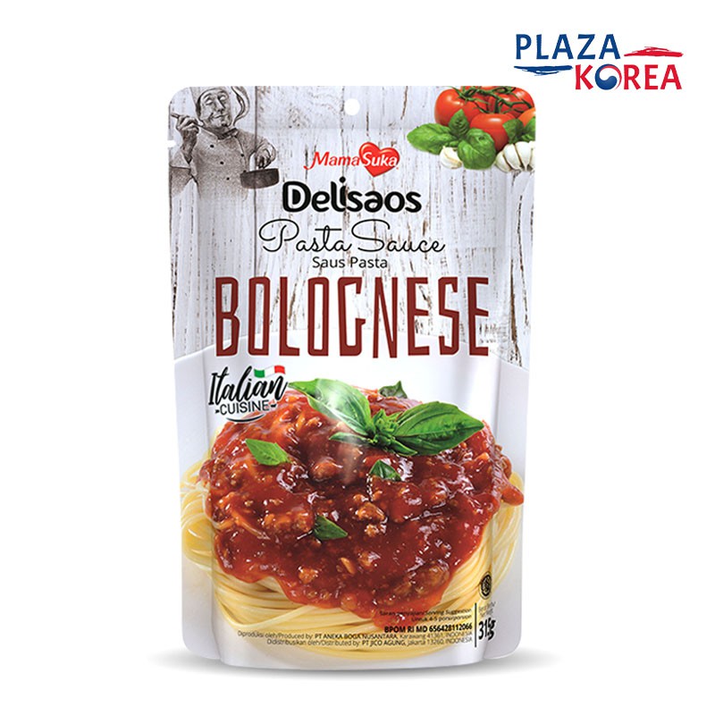 

MAMASUKA DELISAOS PASTA SAUCE BOLOGNESE ITALIAN 315GR - SAUS PASTA