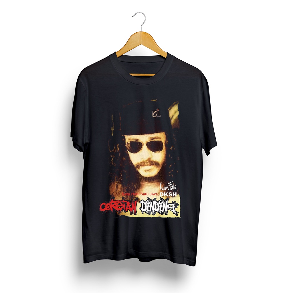 KAOS PRIA IWAN FALS CORETAN DINDING. KAOS FALS MANIA. KAOS OI. KAOS MUSIC. KAOS DISTRO ORI