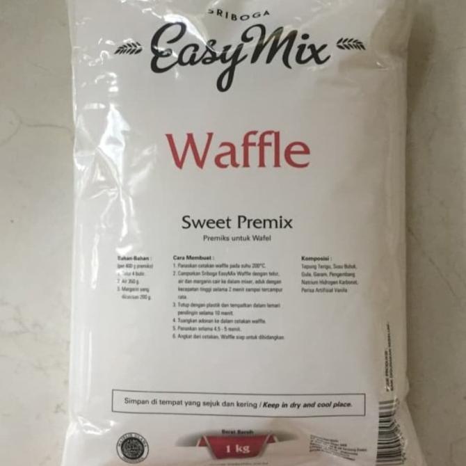 

Tepung Premix Sriboga Easymix Waffle 1kg