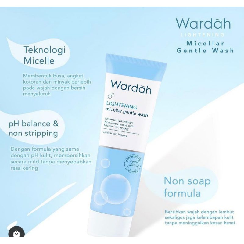 Wardah Lightening micellar gentle wash