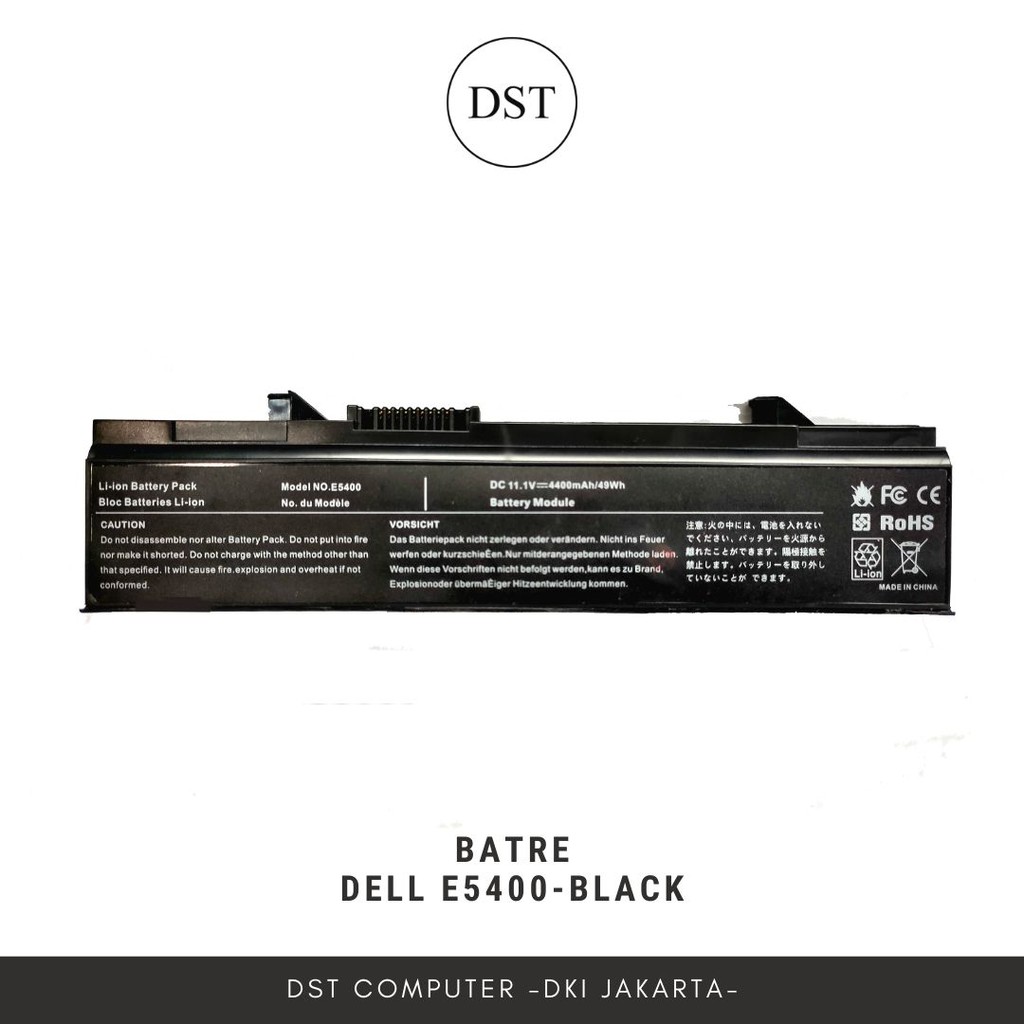 BATERAI DELL E5400 - BLACK