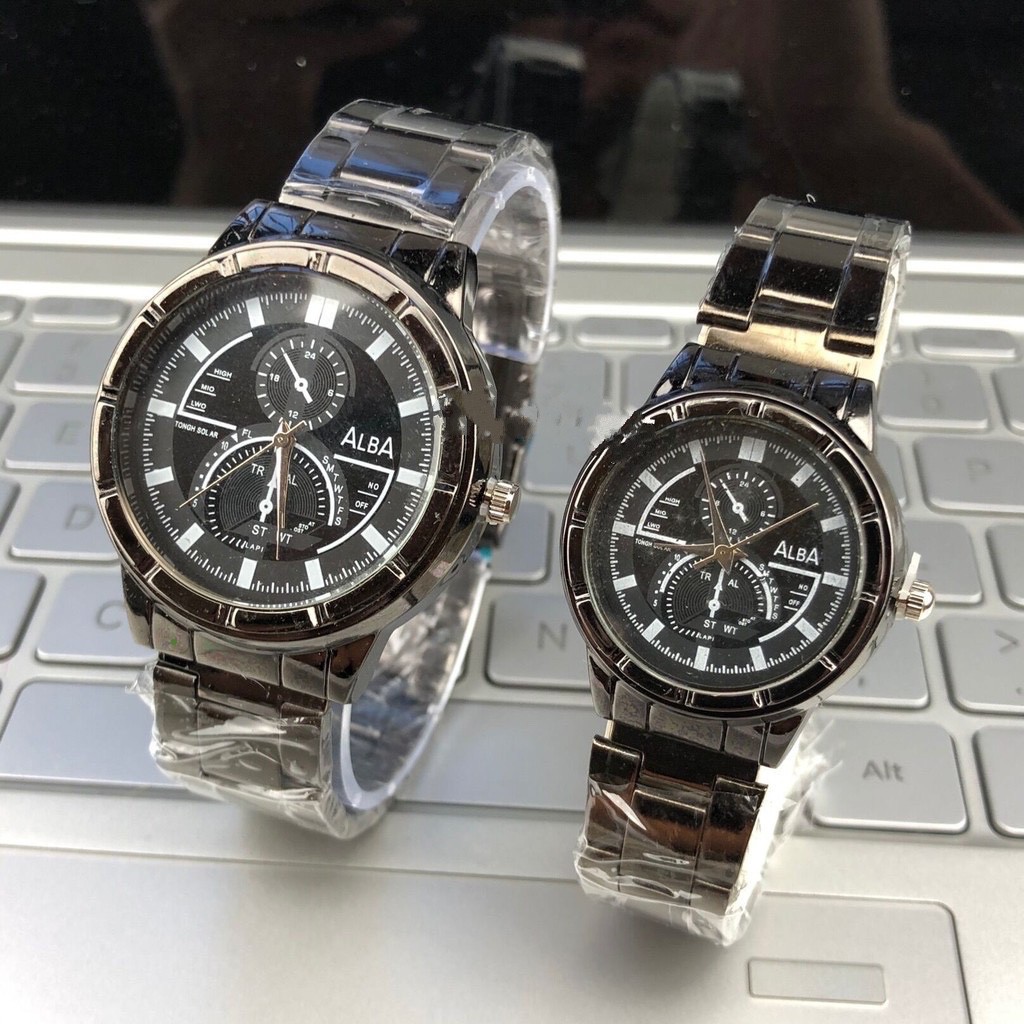 Jam Tangan Couple Kuarsa baja menonton pria dan wanita menonton murah watch C23 C29 C22