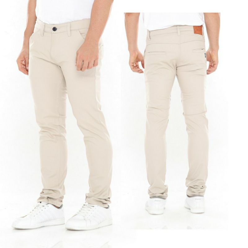 Celana Chino Premium Distro  Original Bandung Slimfit LC-0104 Pria Cowok Slim fit