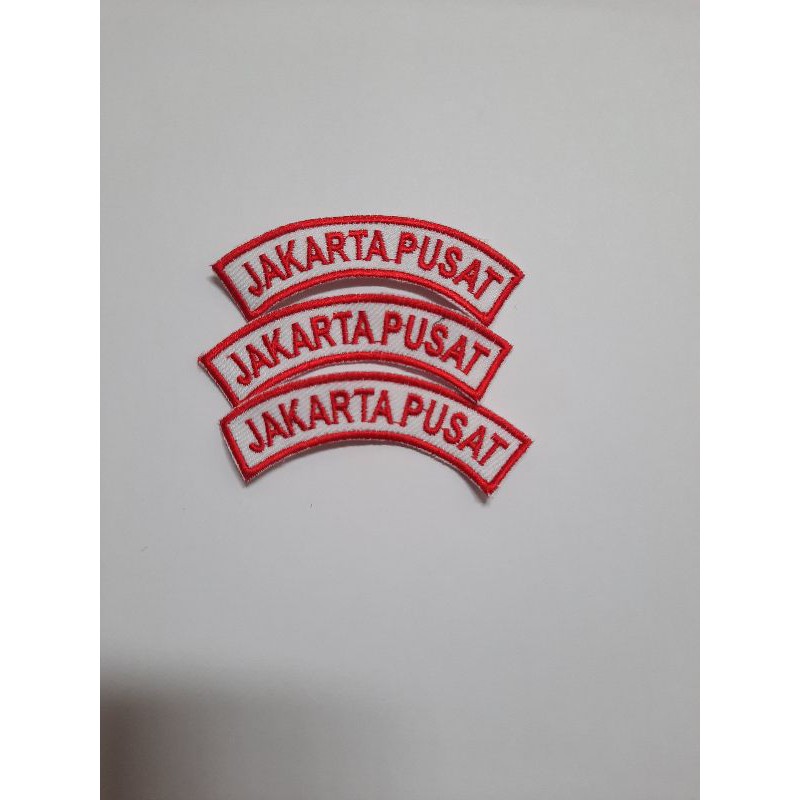 bordir tanda lokasi logo tanda lokasi